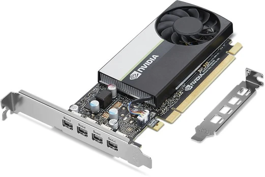 Vaizdo plokštė NVIDIA T400E 4GB mini-DP*4 GDDR6 Graphics Card
