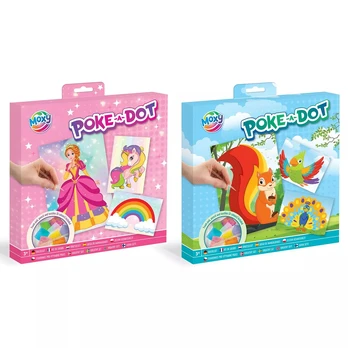 MOXY kūrybinis rinkinys Poke-a-dot, asort., 100106