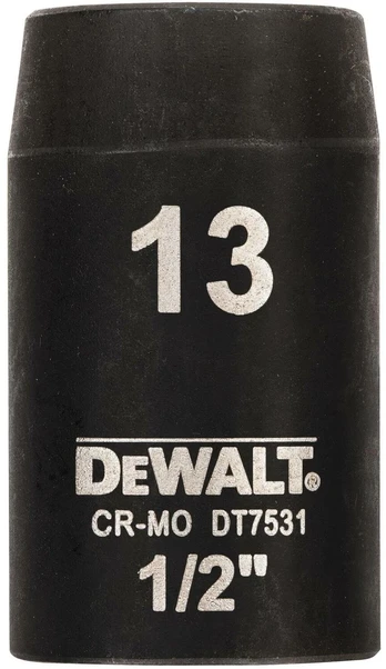 Dewalt Nasadka smūgis.1/2"" 13mm 6pkt.