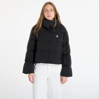 Calvin Klein Jeans Short Down Puffer Jacket Black - Dydis M (LV044D521G UB1 Striukės)