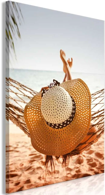 Artgeist Paveikslas - Hammock on the Beach (1 Part) Vertical