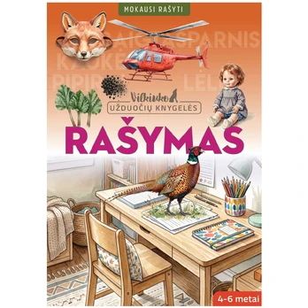 Rašymas. Vilkiuko užduočių knygelė