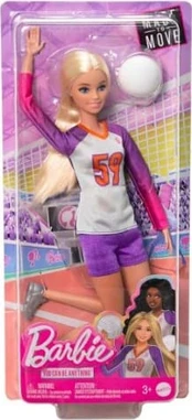Mattel Barbie Doll & Accessories, Made To Move Career Volleyball Player Doll