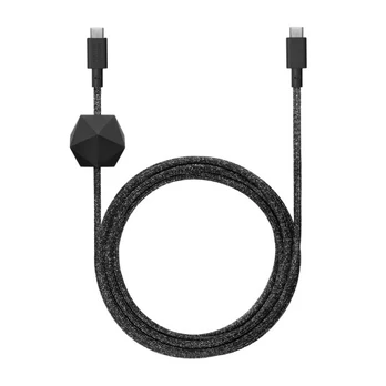 Native Union USB-C – USB-C laidas, 1,8 m juodas (ACABLE-C-COS-NP)