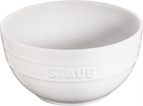 STAUB SERVING Miska okrągła 18 cm, balta