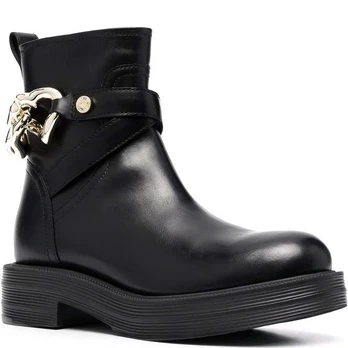 Aulinukai moterims, Juoda, Ankle boot