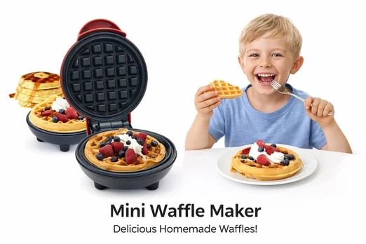 Belgiškų vaflių keptuvė (mini vaflinė) 350 W