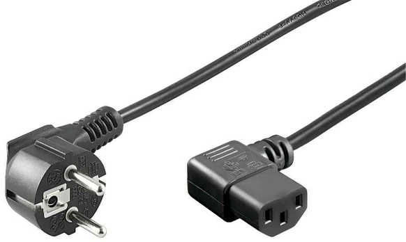 Maitinimo kabelis MicroConnect Microconnect PE010510 Maitinimo kabelis juodas 1m CEE7/7 C13 Panelinis