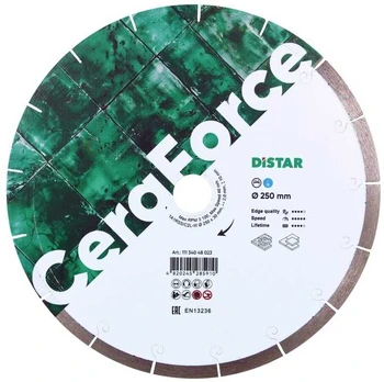 Deimantinis diskas plytelėms 250 x 30 mm CeraForce, Distar
