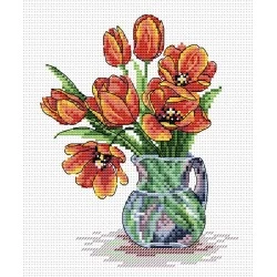 Spring Tulips SM-089 - Siuvinėjimo rinkinys