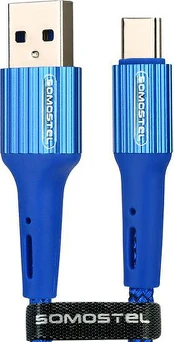 USB cable Somostel USB-A - USB-C 1 m Blue (25699)