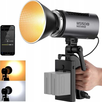 Neewer Studijos apšvietimo vaizdo LED lempa 130w Bluetooth dvispalvė / BAF77 Ms150b