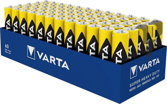 60 x Varta R03 AAA 1.5V UM-3 S2