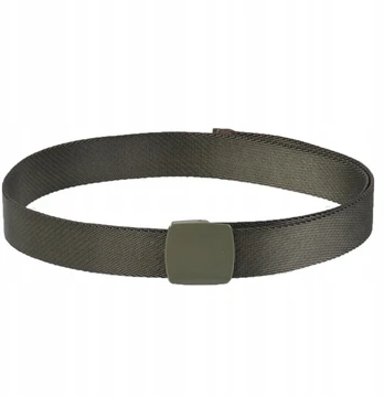 Elastingas diržas kelnėms Quick Release 38mm Mil-tec Olive, apimtis 130cm
