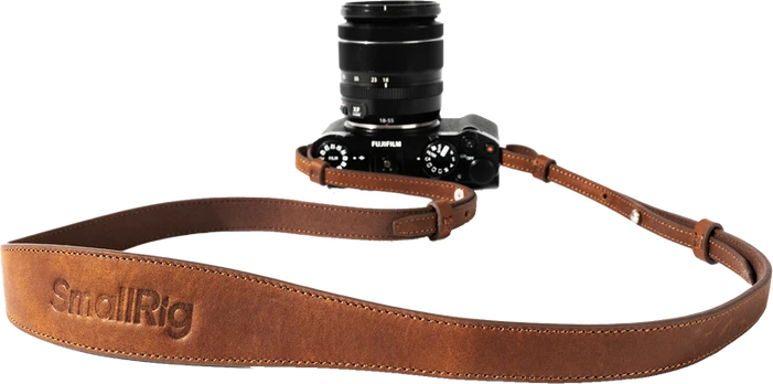 SmallRig 5209 Universal Leather Camera Shoulder Strap Brown