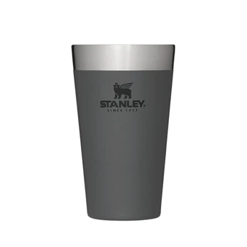 Termo puodelis Stanley Adventure Stacking Beer Pint, 0.47 l, pilka