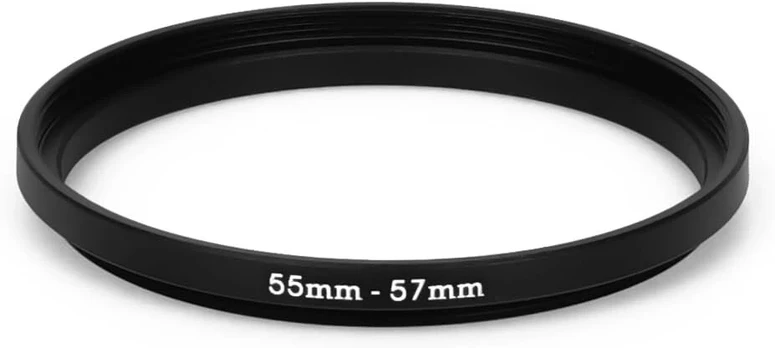Filtro adapteris 55 mm - 57 mm, pakopinis