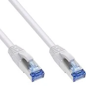 InLine 40vnt. Bulk- Pack InLine ® 6A Halogenas nemokamai 500MHz balta 2m