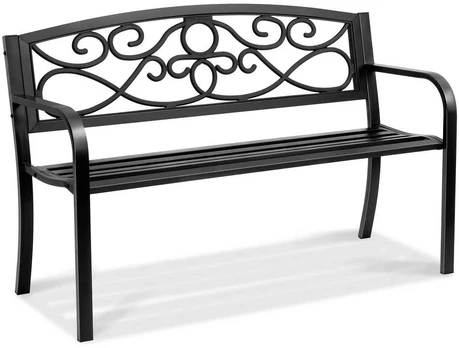 50 cm metalinis lauko suolas