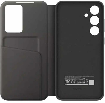Samsung S24 FE Smart View Wallet Case Juodas