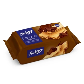 Šokolado skonio vafliai SELGA, 90 g