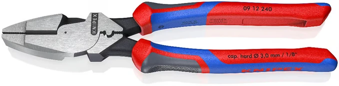 Universal pliers 240mm with increased leverage lineman