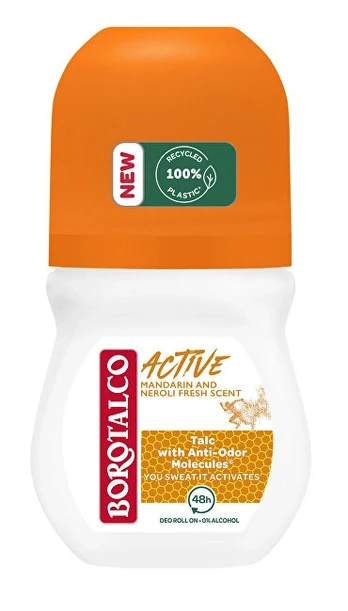 Borotalco - Roll-On deodorant mandarin and neroli Active (Deo Roll-On) 50 ml