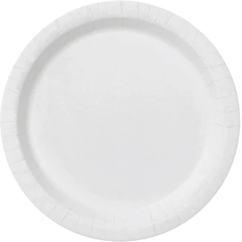 Baltos lėkštės 23 cm – Šventinė dekoracija