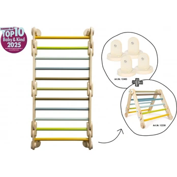2-in-1 Climbing Triangle Wall Bars "Adventure"