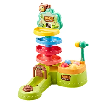 Lean Toys Interaktyvus kamuoliukų takelis