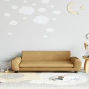 Vaikiška sofa, rudos spalvos, 100x54x33cm, aksomas kaina