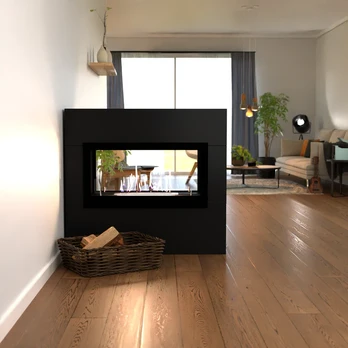 GLOW FIRE ULSTEIN BLACK pastatomas biožidinys su apdaila