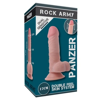 Dildo ROCKARMY DUAL DENSITY PANZER 17 cm
