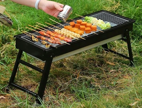 Bbq anglinis grilis 60 x 22 cm