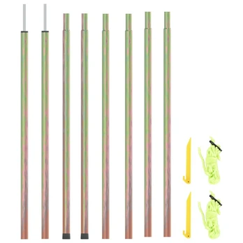Uždangos nuo saulės stulpai, 2vnt., 200cm, plienas