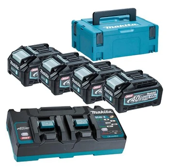 MAKITA POWER KIT 40V XGT (BL4040Fx4+DC40RB)