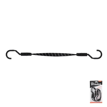 Tvirtinimo elastinė guma su kabliukais Bradas FLAT BUNGEE CORD HOOK, 2 vnt., 60 cm