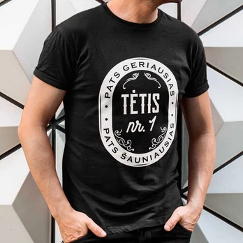Marškinėliai "Tėtis numeris vienas"