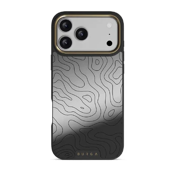 Wild Terrain - Minimalist iPhone 17 Pro Max Case, Elite Mirror (MagSafe) / Gold