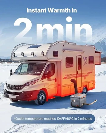 Dyzelinis šildytuvas su Bluetooth valdymu