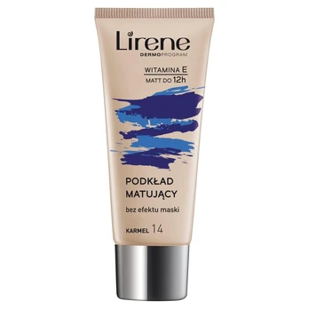 Lirene Nature Matte fluid 14 Caramel, 30 ml