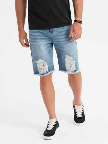 Blue men's shorts - light mėlynas