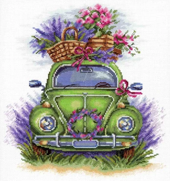 Cross stitch kit "Through the flowering fields" SNV-873