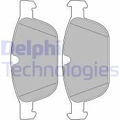 Stabdžių trinkelių rinkinys, diskinis stabdys DELPHI LP2140 kaina