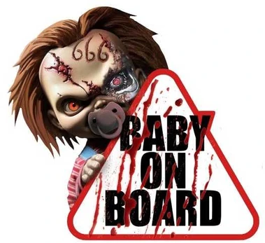 Fiesta Baby on Board - Chuckey sticker