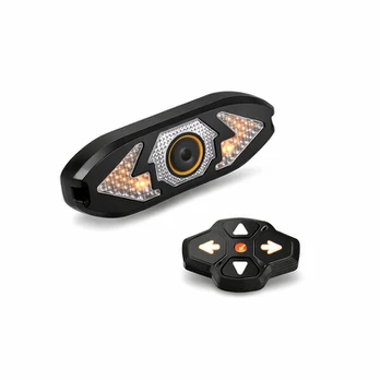 Išmanus dviračio galinis žibintas, USB, 1 vnt.