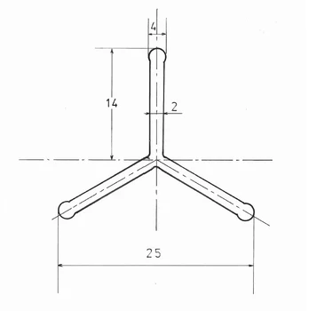 Solarm rūkymo lazda 90 cm, aliumininė