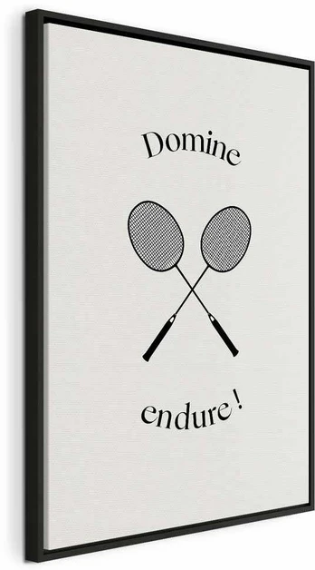 Artgeist Paveikslas - Juodas Badminton Rackets