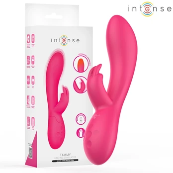INTENSE Tammy Rabbit Stimulator with Heat, 9 Modes, Ultra-Soft Silicone