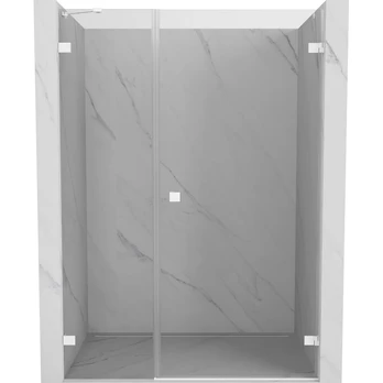 Dušo durys Mexen Lunar-B Right, 135 cm x 200 cm, balta